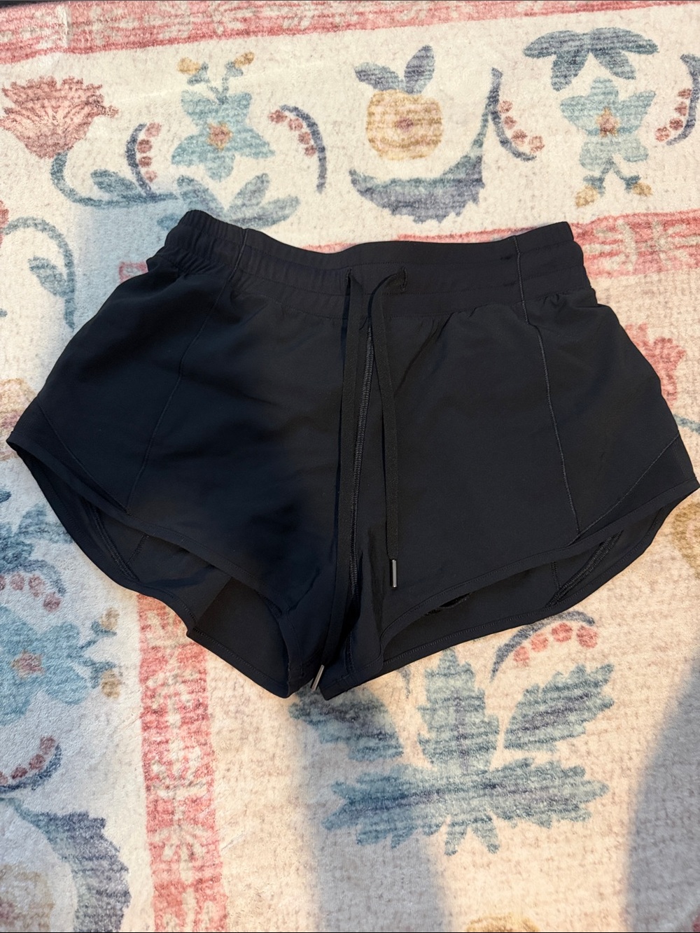 CRZ YOGA Black Women's Athletic Drawstring Shorts
